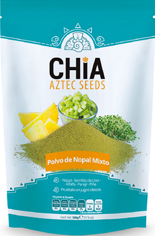 CHIA AZTEC SEED – Polvo de Nopal Mixto